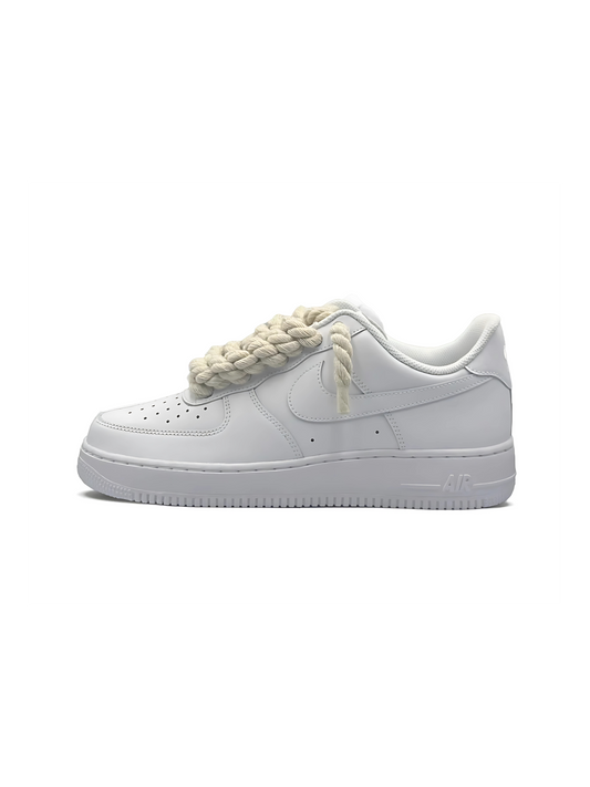 Nike Air Force 1 Low ‘07 White / Beige Rope Laces